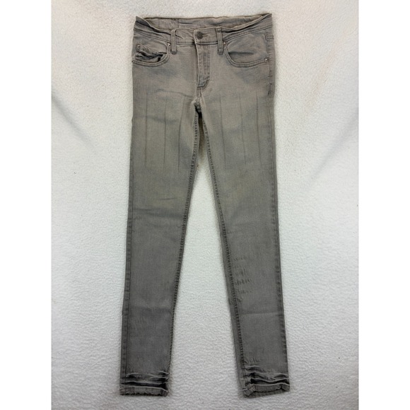 Cheap Monday‎ Zip Low Flame Grey Jeans Women's 27x32 Skinny Stretch Denim - Picture 1 of 15